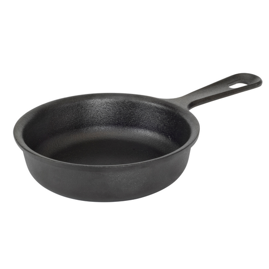 Browne | Thermalloy Round Seasoned Cast Iron Skillet, 4"