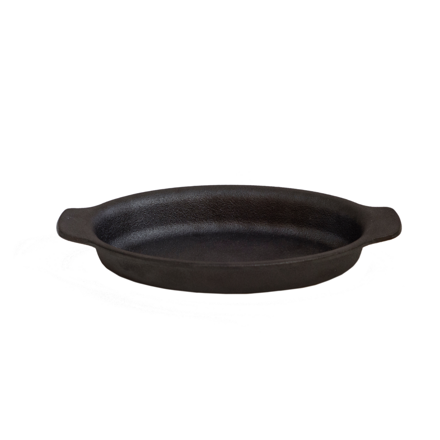 Browne | Thermalloy Cast Iron Oval Gratin Server, 11 oz, Pre-seasoned