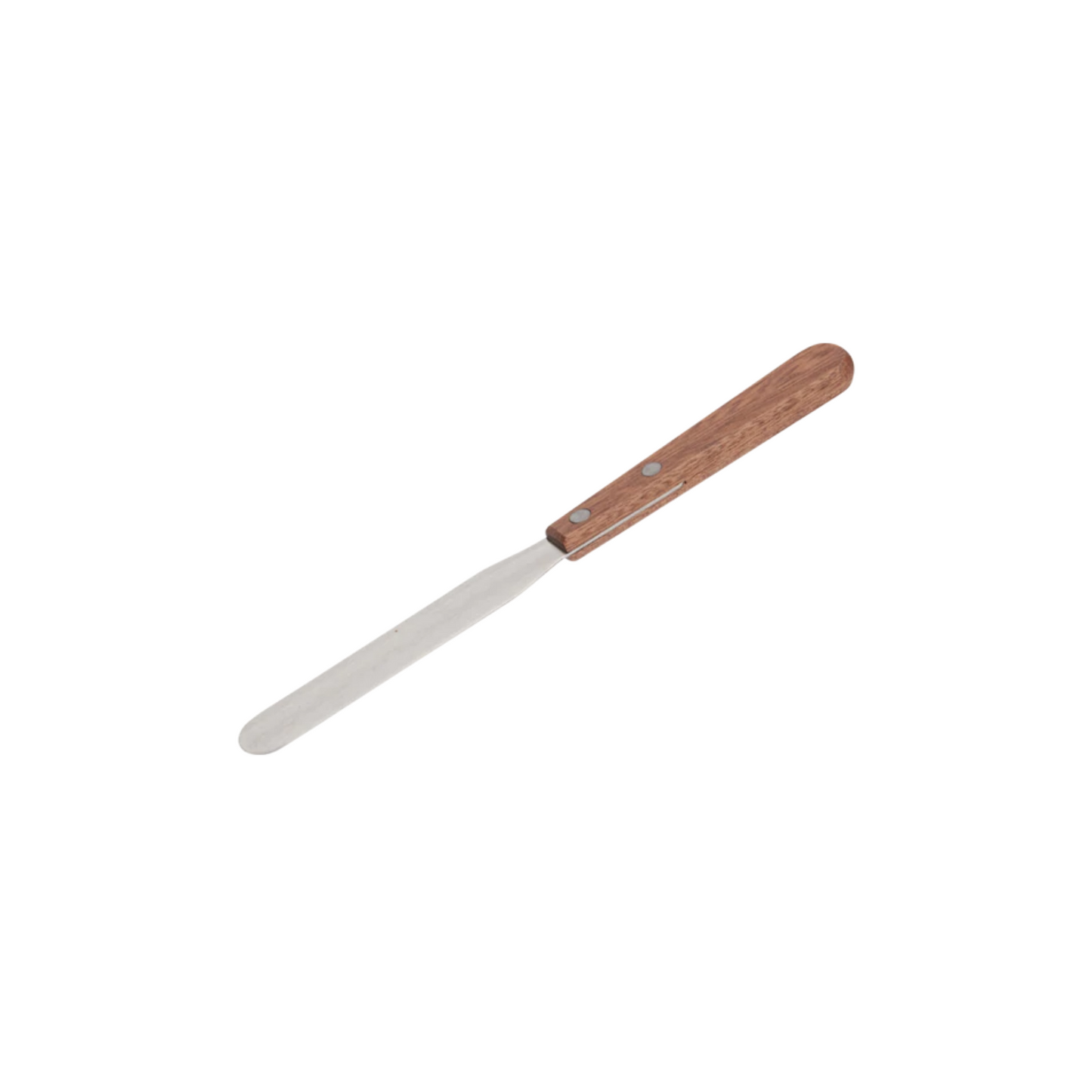 Browne | Icing / Straight Spatula, 6", Wood Handle