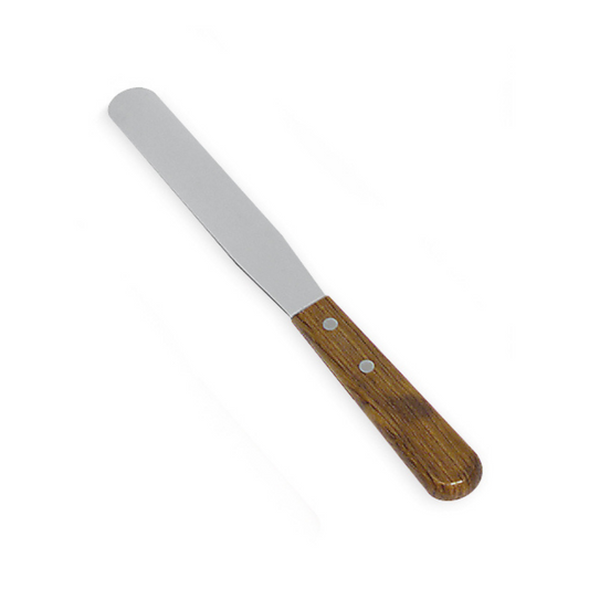 Browne | Icing / Straight Spatula, 8", Wood Handle