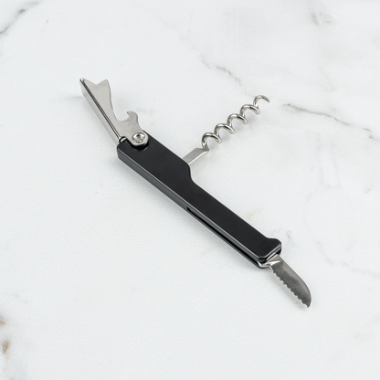 Browne | Bar Mate Corkscrew, 4.5", Black