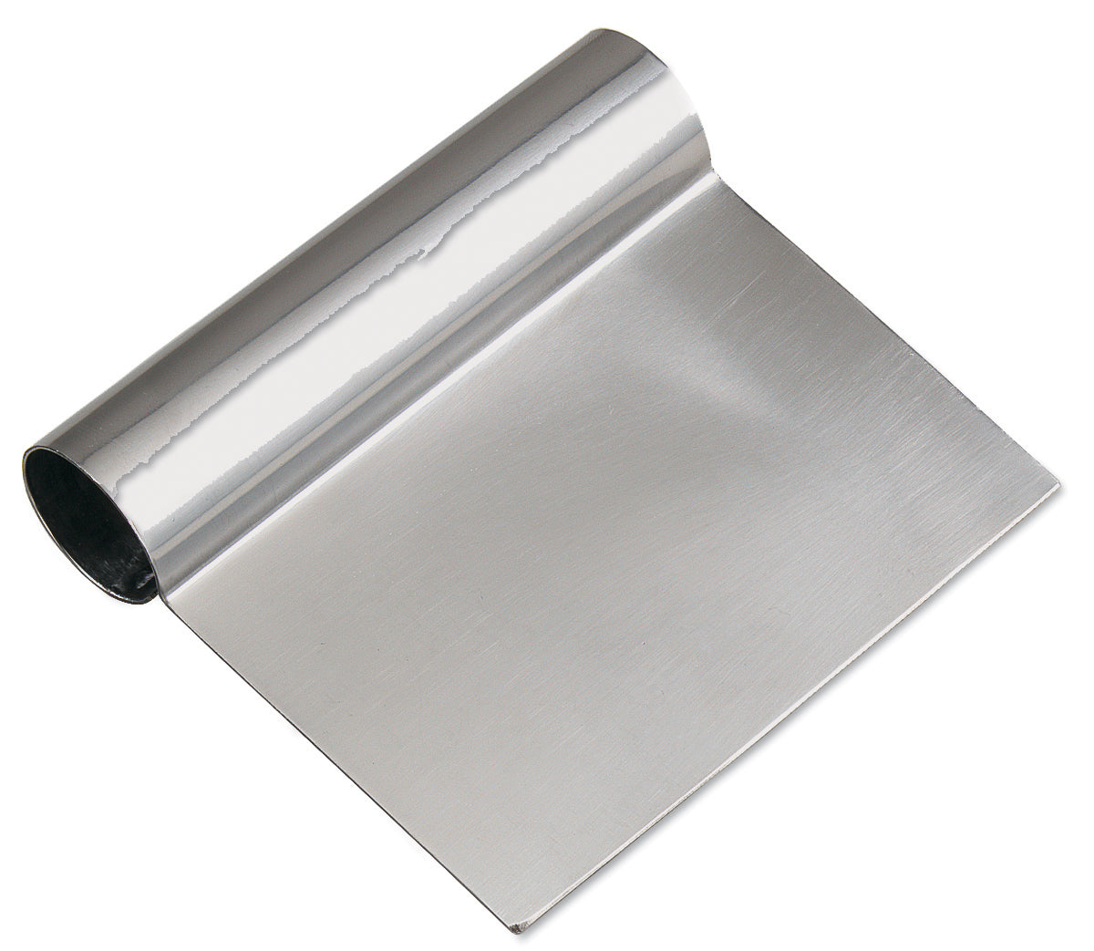 Browne | Dough Scraper, w Stainless Steel Handle, 4.5" x 5" - ChefEquipment.com