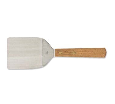 Browne | Utility Spatula, 3.5" x 2", Wood Handle - ChefEquipment.com