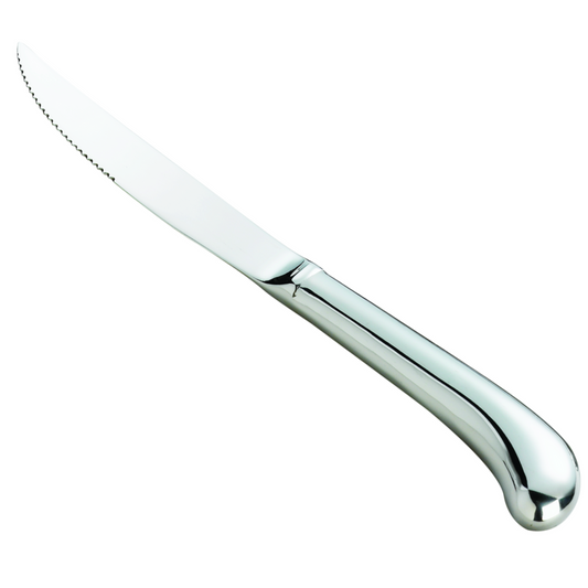 Browne | Delmonico Steak Knife, Stainless Steel Handle - ChefEquipment.com