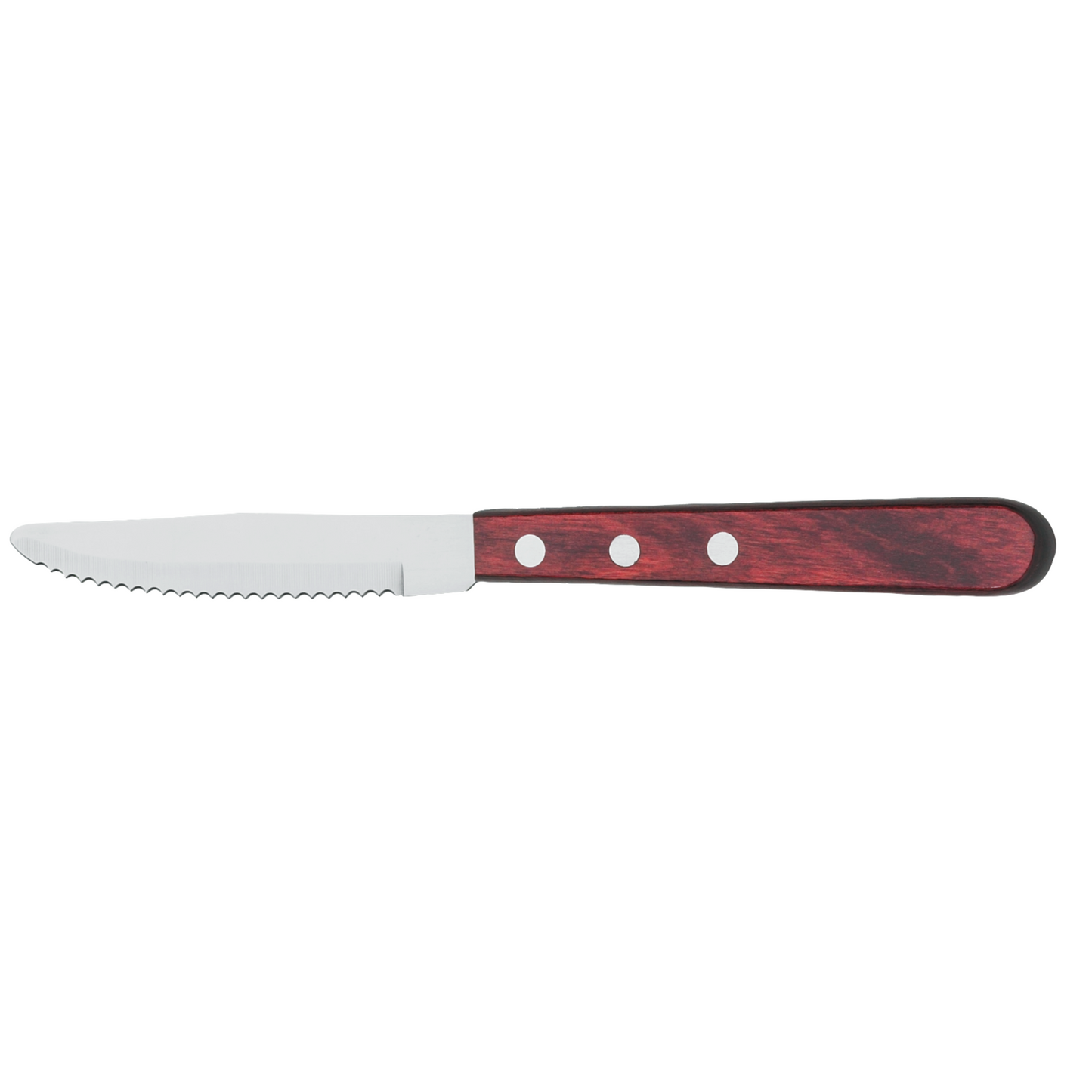 Browne | Ridgeline Steak Knife, 9", Rounded Tip, Pakkawood Handle (12-pack)