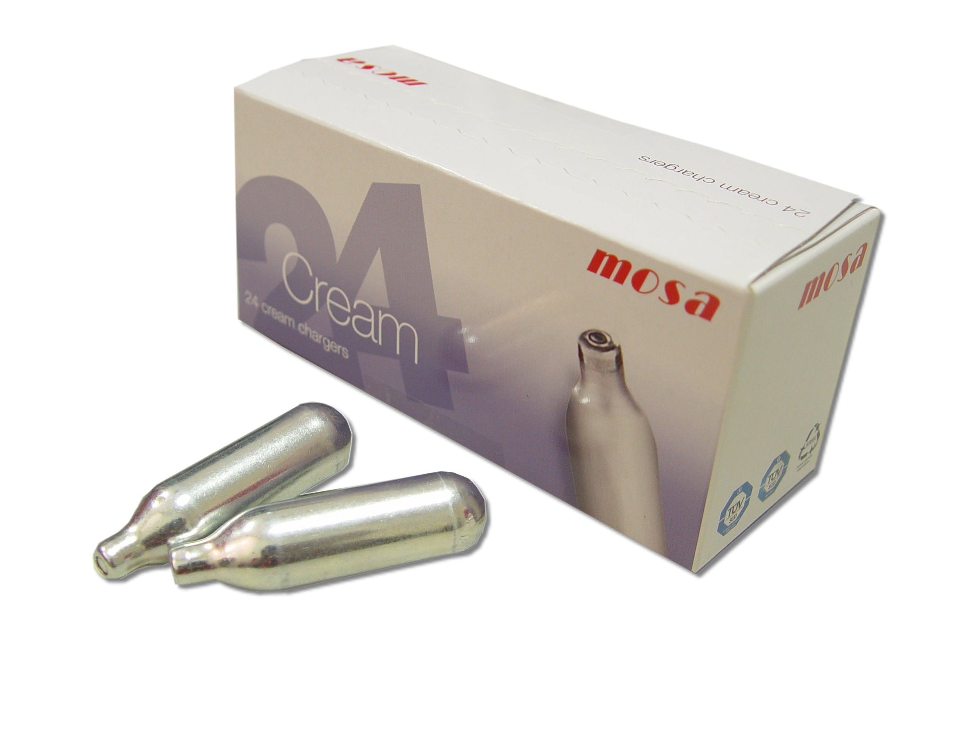 Mosa | Whipped Cream Dispenser Chargers (24-pack) - ChefEquipment.com