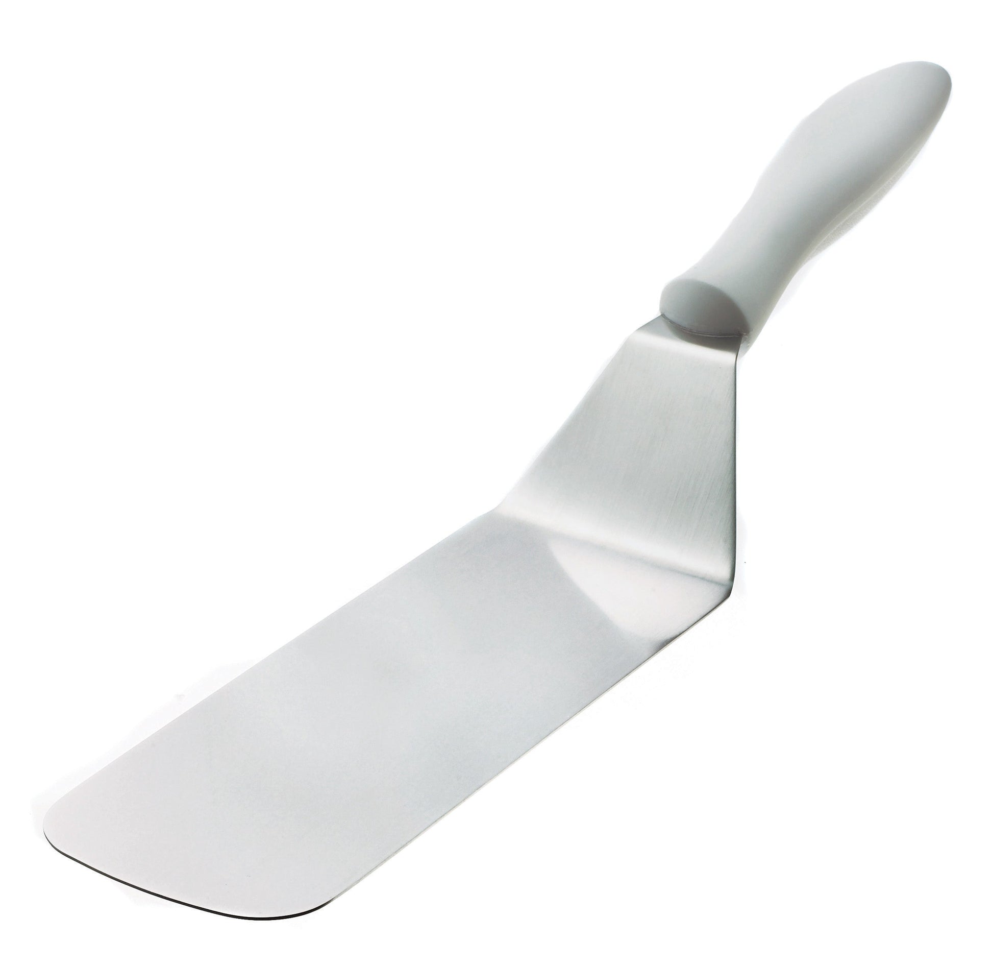 Browne | Flexible Turner, 3" x 8" Blade, White Handle - ChefEquipment.com