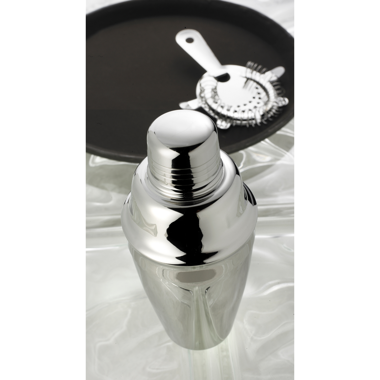 Browne | Cocktail Shaker 3 Piece Set, 14.2 oz, Stainless Steel