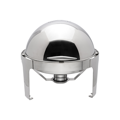 Browne | Rondo Round Chafer, Stainless Steel