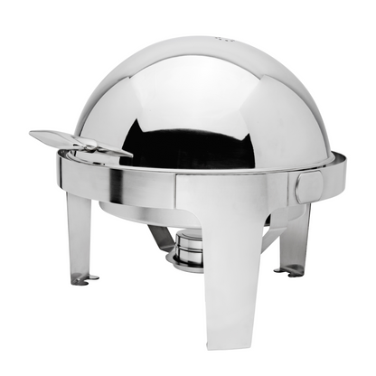 Browne | Rondo Round Chafer, Stainless Steel