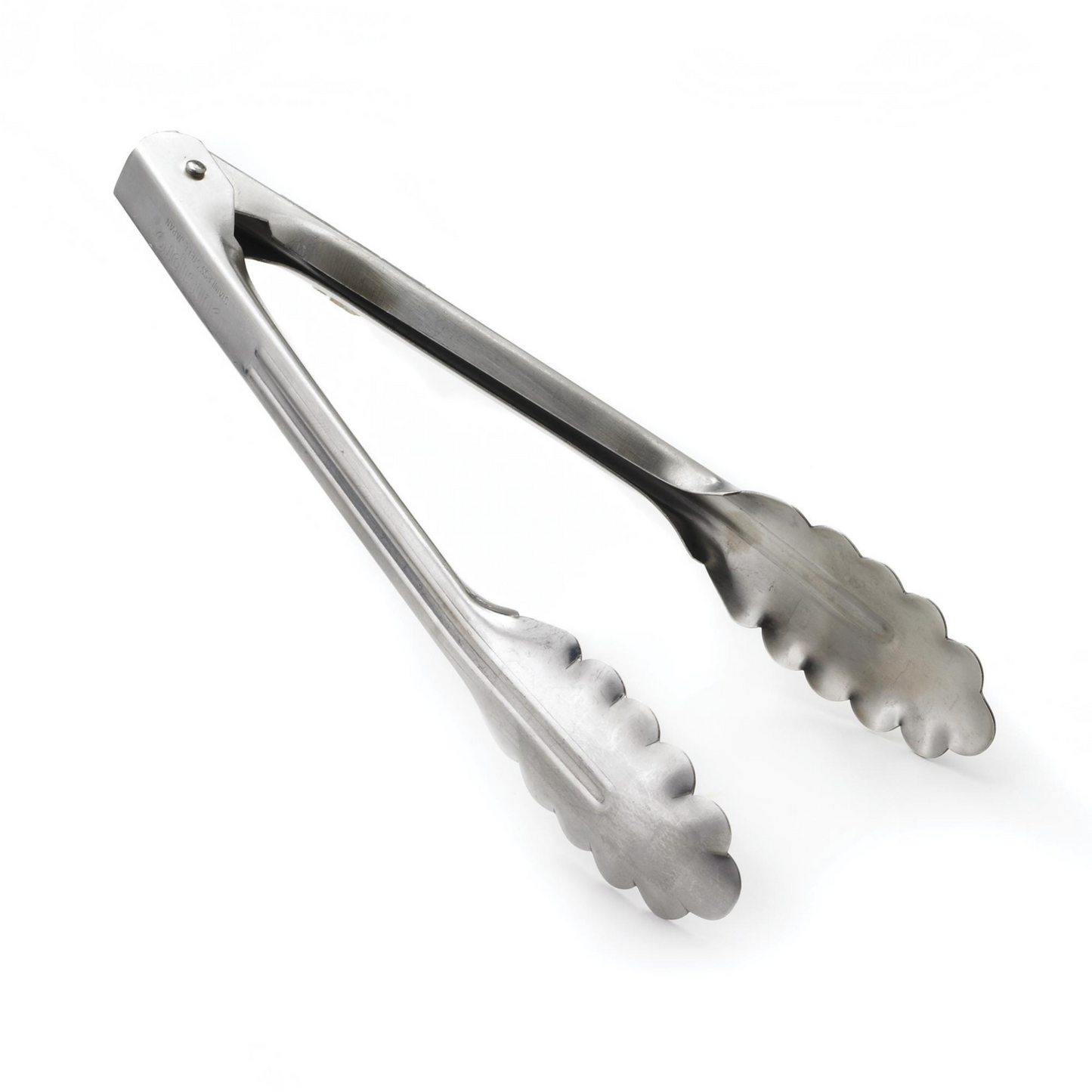 Browne | Utility Tongs, 9.5", Stainless Steel Satin Finish, 1.0mm