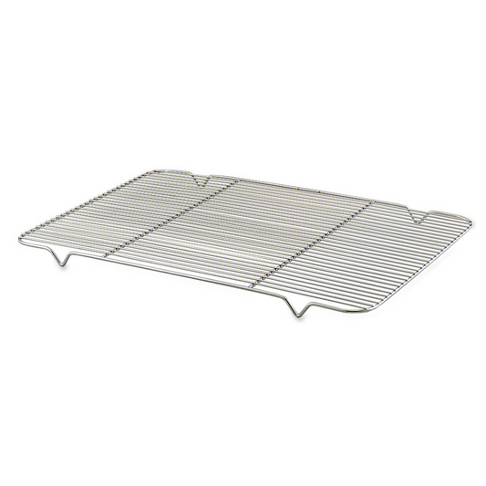 Browne | Footed Bun Pan Rib Grate, Rectangular, 15" x 25"