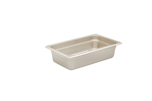 Browne | 1/4 Size Food Pan, 2.5" Deep, 24 Gauge Stainless Steel