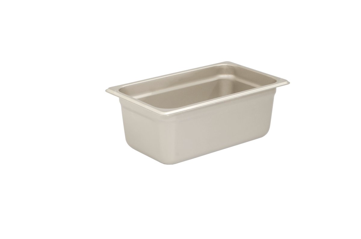 Browne | 1/4 Size Food Pan, 4" Deep, 24 Gauge Stainless Steel