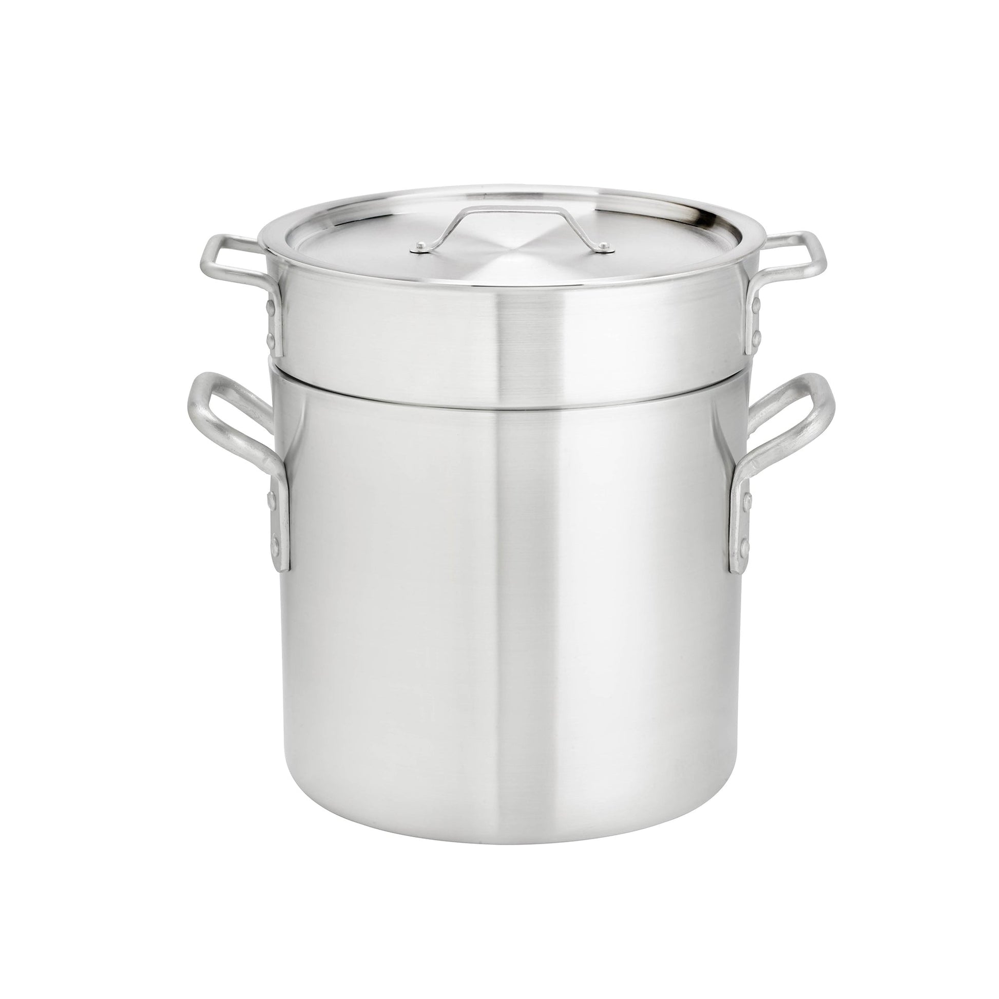 Browne | Thermalloy Double Boiler 3 Piece Set, Aluminum - ChefEquipment.com