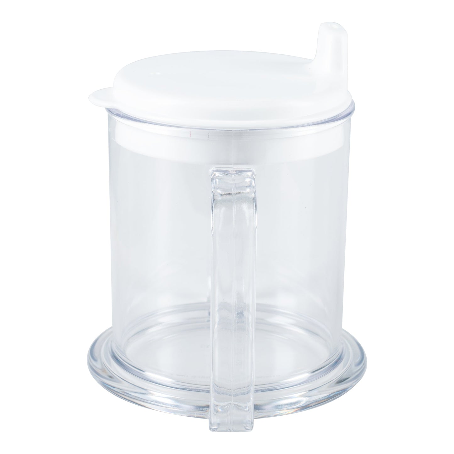 Parsons ADL | Double Handle Clear Mug with Spout Lid, Plastic