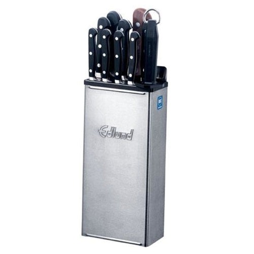 Edlund | KR-50 Knife Rack, Stainless Steel with Black Insert