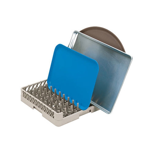 Vollrath | Traex Full Size Open End Peg Rack, Beige - ChefEquipment.com