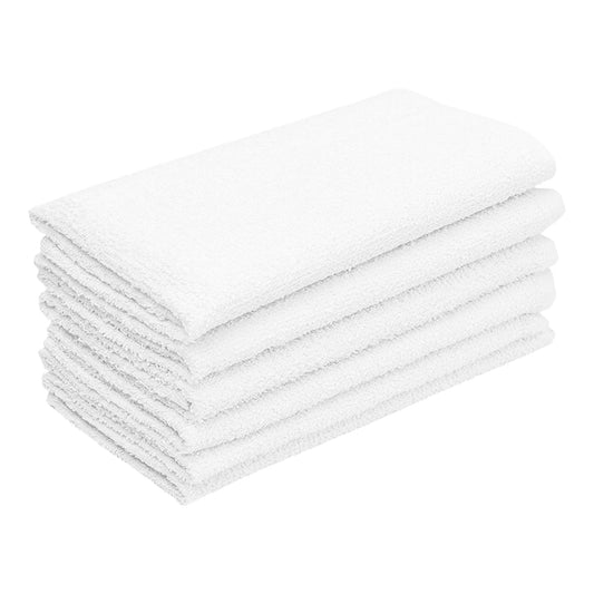 Vista Textiles | Bar Wipes, 100% Cotton Full Terry, White (12-pack)