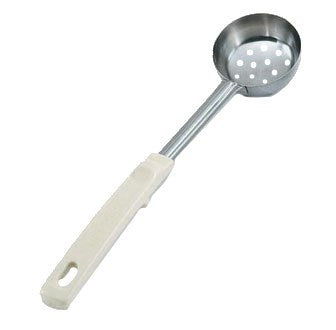 Vollrath | Grip N Serve Round Perforated Spoodle, Color Coded Handle, 3 oz, Ivory