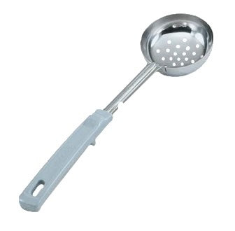 Vollrath | Grip N Serve Round Perforated Spoodle, Color Coded Handle, 4 oz, Grey