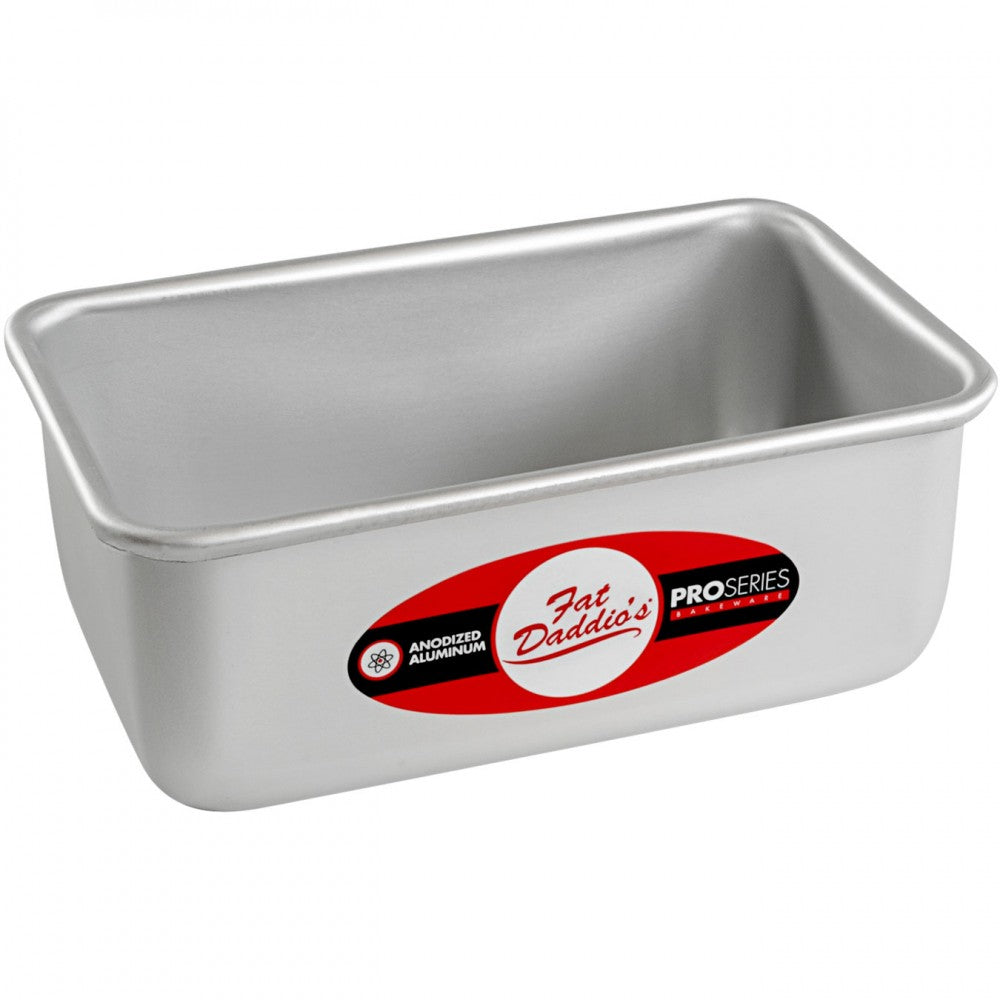 Fat Daddio's | Bread and Loaf Pan, 6.25" x 3.75" x 2.75", Anodized Aluminum