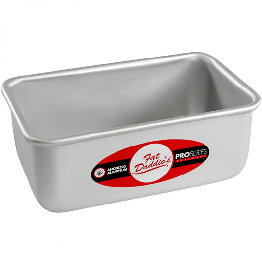 Fat Daddio's | Bread and Loaf Pan, 6.25" x 3.75" x 2.75", Anodized Aluminum