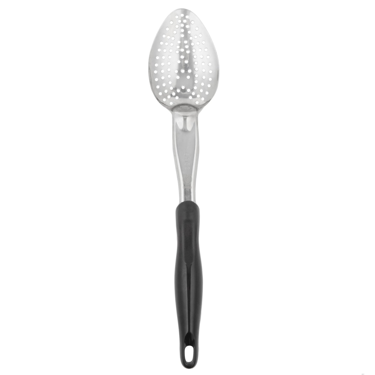 Vollrath | Ergo Grip Perforated Basting Spoon, Stainless/Nylon Handle, Black