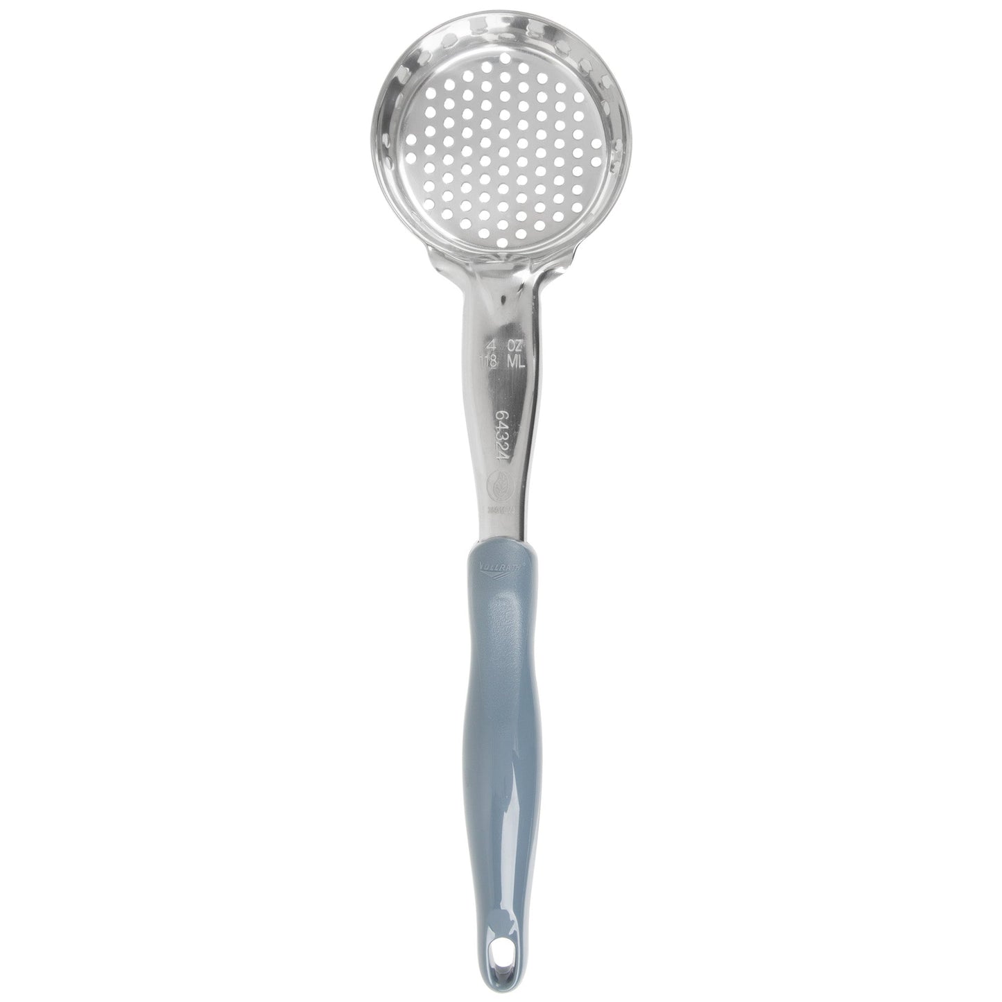 Vollrath | Heavy-Duty Color Coded Round Perforated Spoodle, 4 oz, Grey