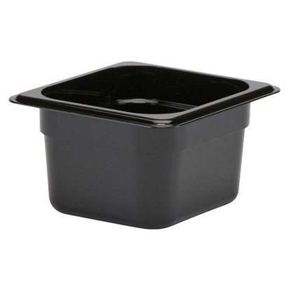 Cambro | Camwear 1/6 Size Food Pan, 4" Deep, Black