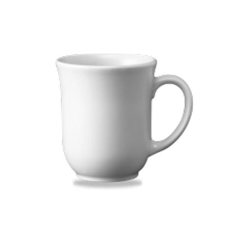 Churchill | White Holloware Elegant Mug, 9.9 oz, White (24-pack)