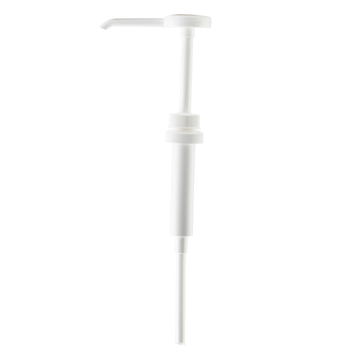 TableCraft | Pompe économique avec capuchon d’adaptateur de 38 mm, 1 oz, blanc