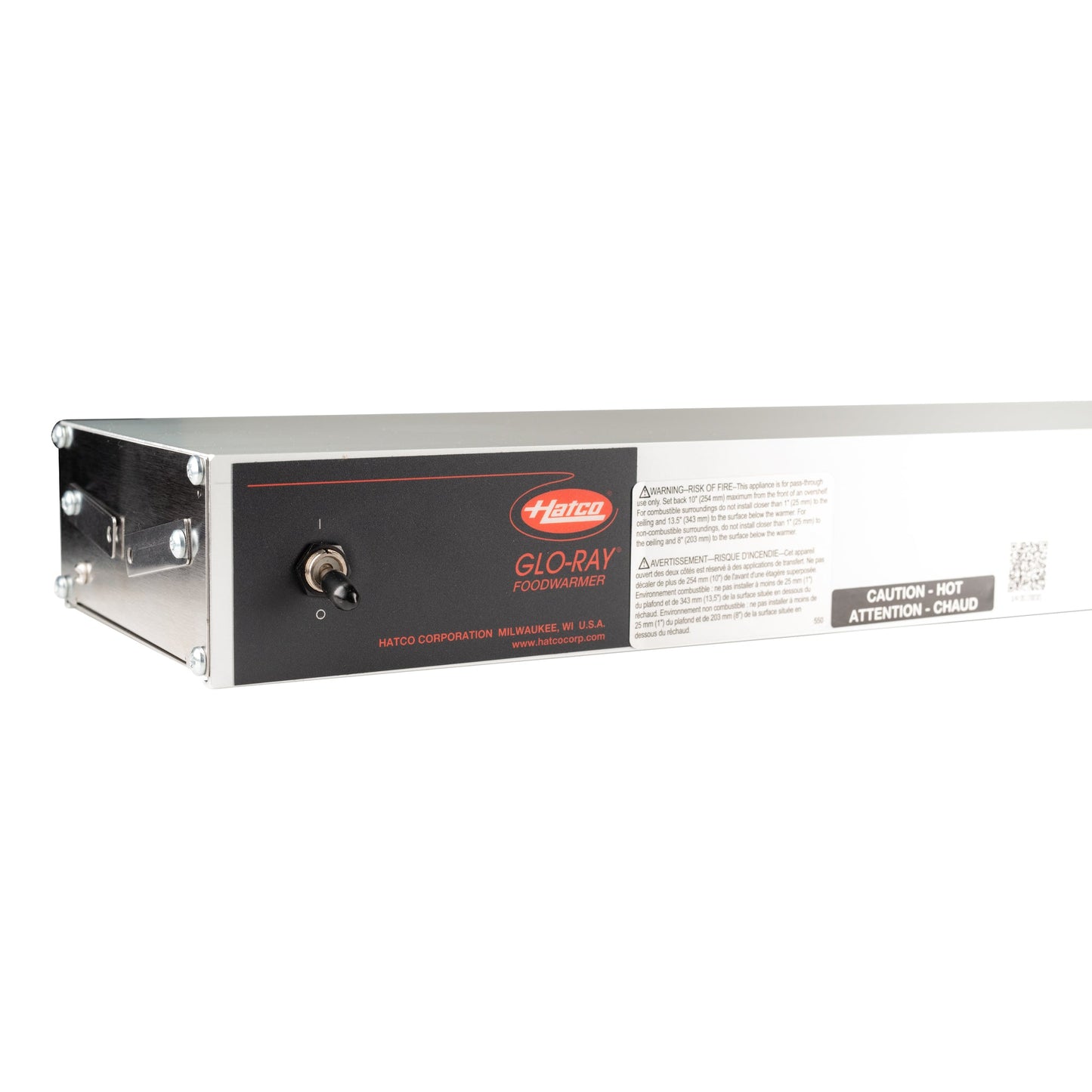 Hatco Glo-Ray Infrared Strip Heater, 36", 120V - GRAH-36-120