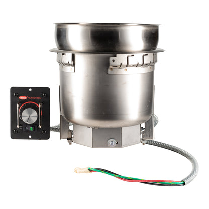 Hatco | Drop-In Round Heated Well with Drain, 7 qt, 208V