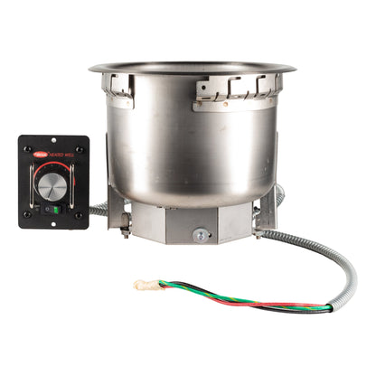 Hatco | Drop-In Round Heated Well with Drain, 7 qt, 208V