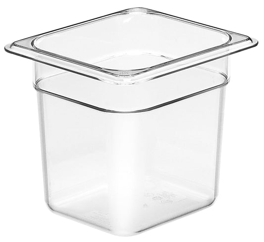 Cambro | Camwear 1/6 Size Food Pan, 6" Deep, Clear