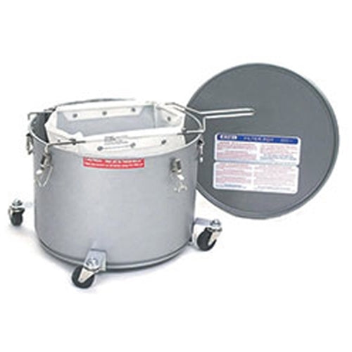 Miroil | Filter Pot with Mobility Base, 35 lb Oil Capacity