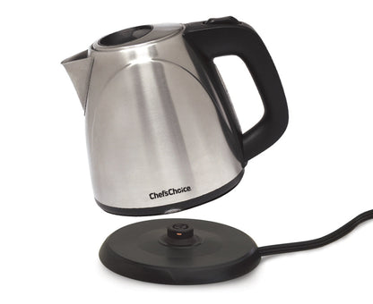 Chef'sChoice | Model 673 Cordless Compact Electric Kettle, 1 L, Stainless Steel