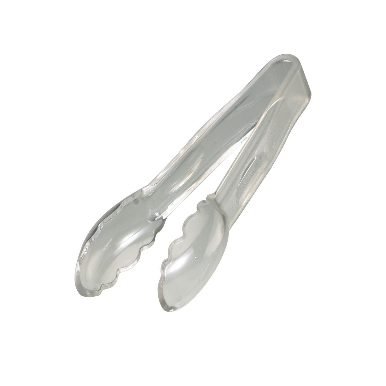 Cambro | Camwear Scallop Grip Tongs, 6", Clear