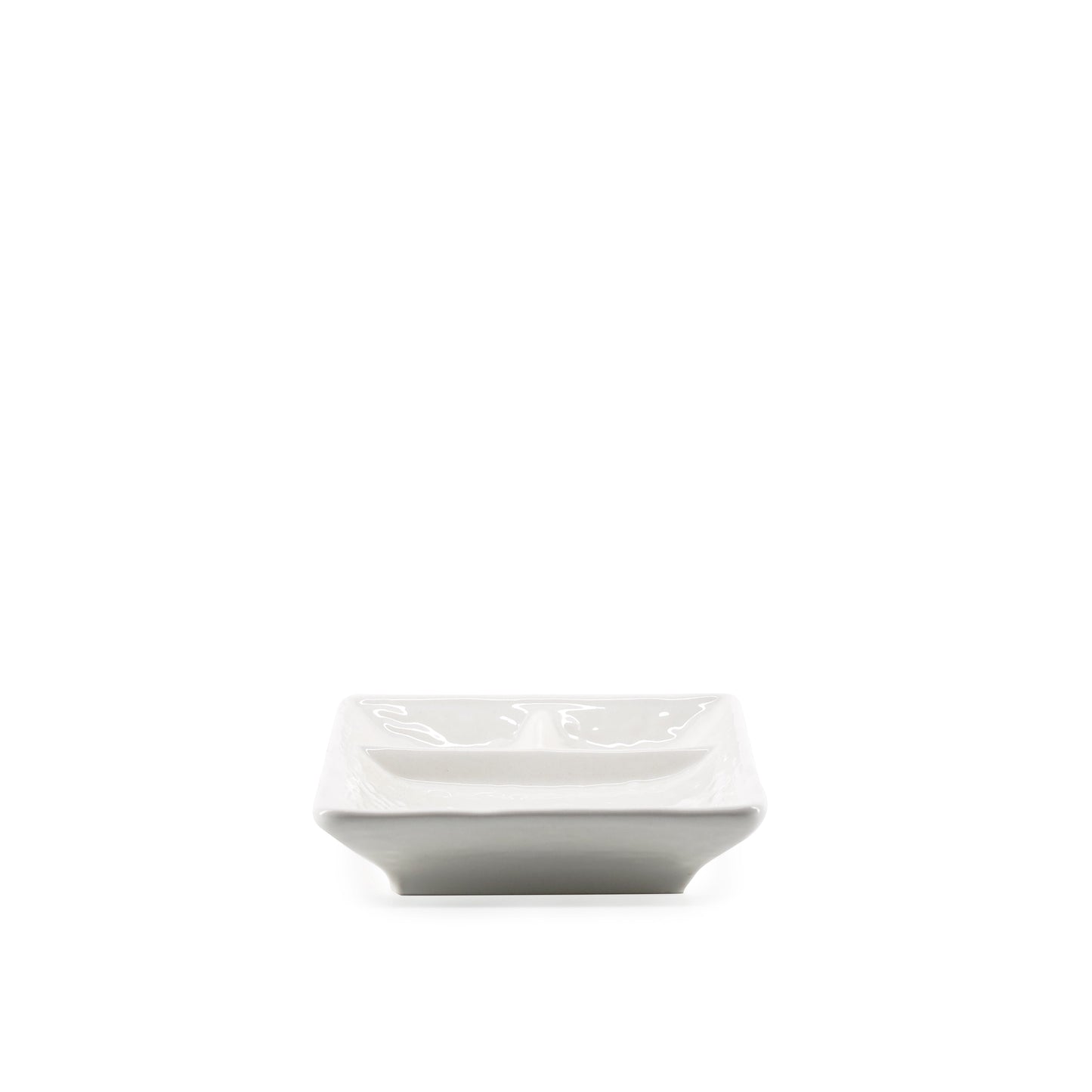 Cameo | Square 8"x5" Divided Rectangle Dish (1DZ) - ChefEquipment.com