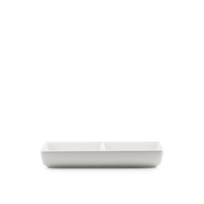 Cameo | Square 2-9" x 4-1/4" Divided Rectangle Dish (1DZ) - ChefEquipment.com