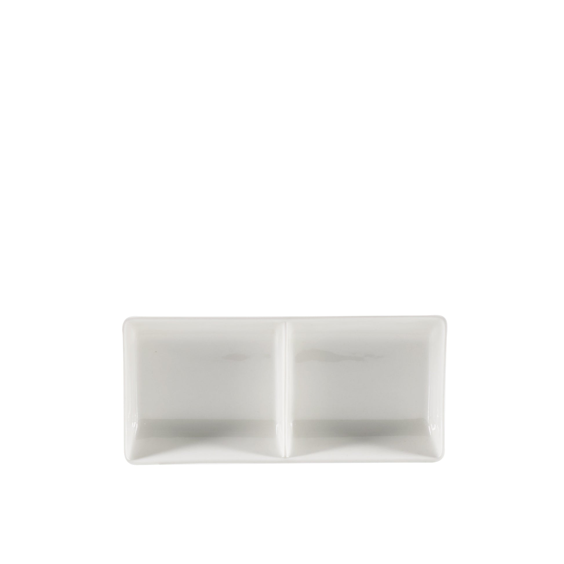 Cameo | Square 2-9" x 4-1/4" Divided Rectangle Dish (1DZ) - ChefEquipment.com