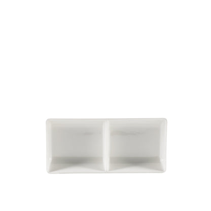 Cameo | Square 2-9" x 4-1/4" Divided Rectangle Dish (1DZ) - ChefEquipment.com