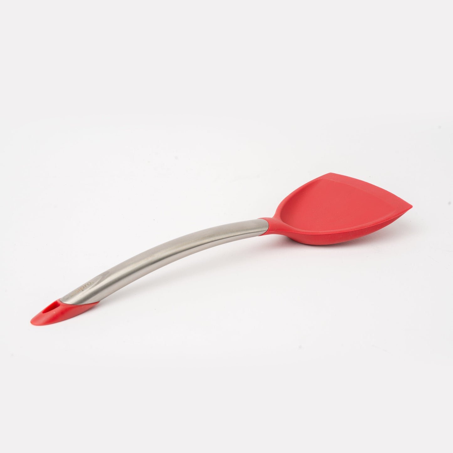 Cuisipro | Silicone Wok Turner, 12.5", Stainless Steel/Red