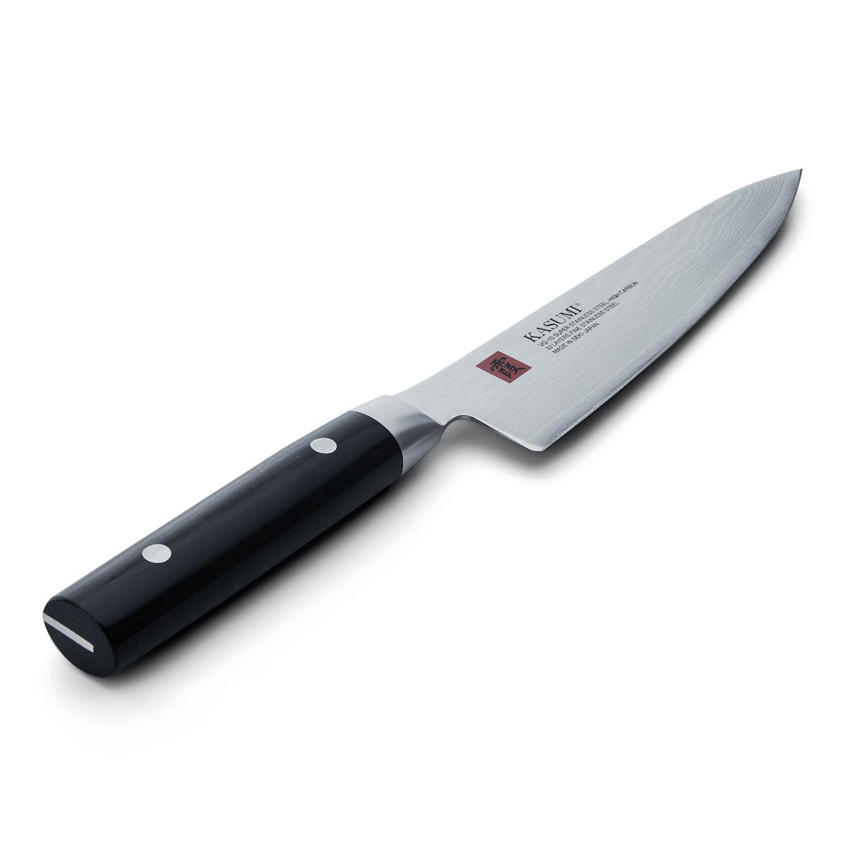 Kasumi | Damascus Chef Knife, 8", Black