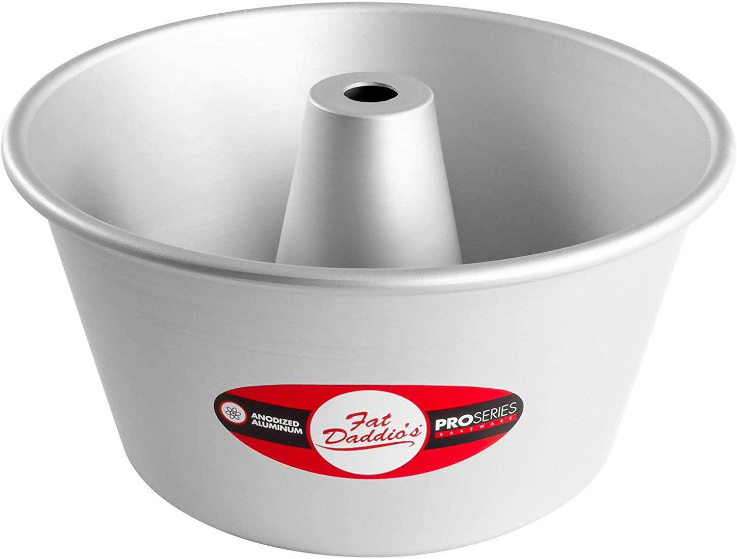 Fat Daddio's | Angel Food Pan, Round, 8" x 3 3/4", Anodized Aluminum