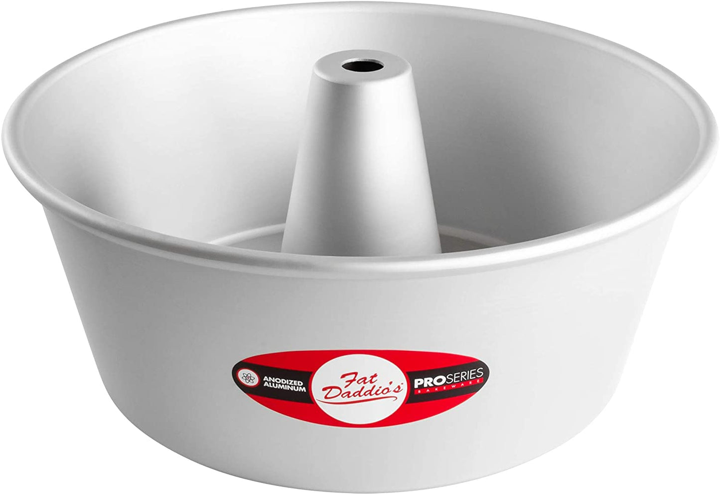 Fat Daddio's | Angel Food Pan, Round, 10" x 4 1/4", Anodized Aluminum