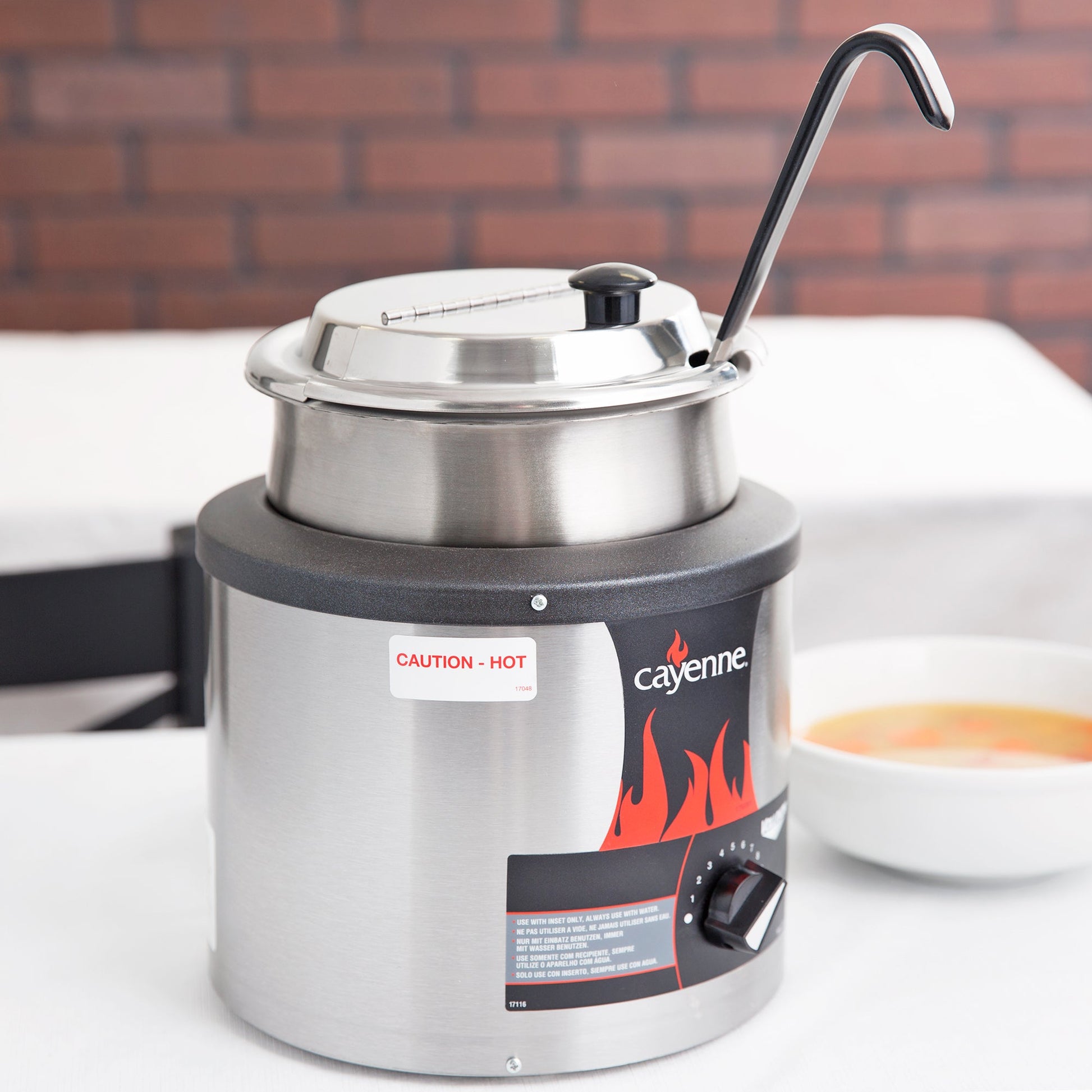 Vollrath | Cayenne Countertop Round Warmer, 4 Qt - ChefEquipment.com