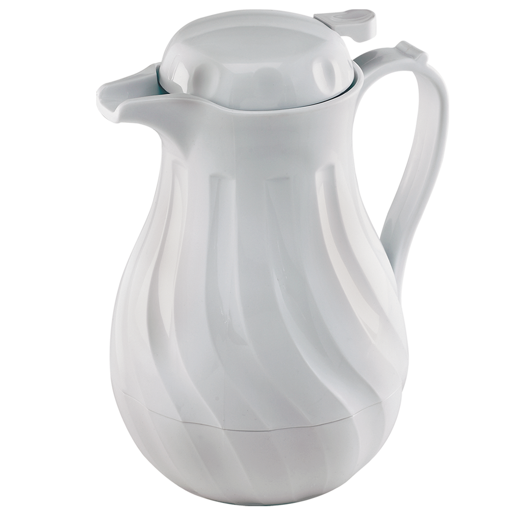 Browne | Swirl Insulated Server, 64 oz, White