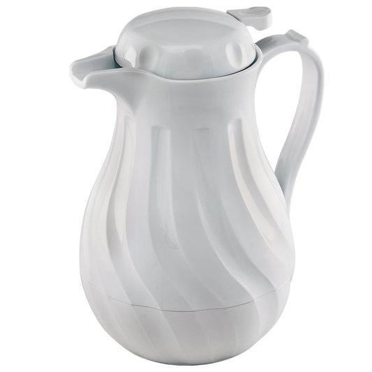 Browne | Swirl Insulated Server, 64 oz, White